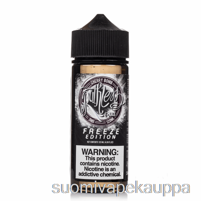 Vape Suomi Cherry Bomb - Freeze Edition - Ruthless Vapor - 120ml 0mg